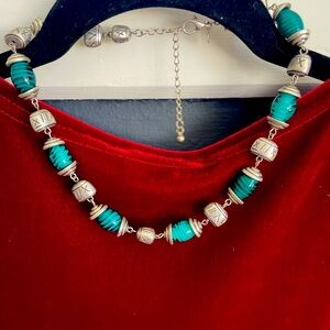 Fun turquoise and silver beads!!!